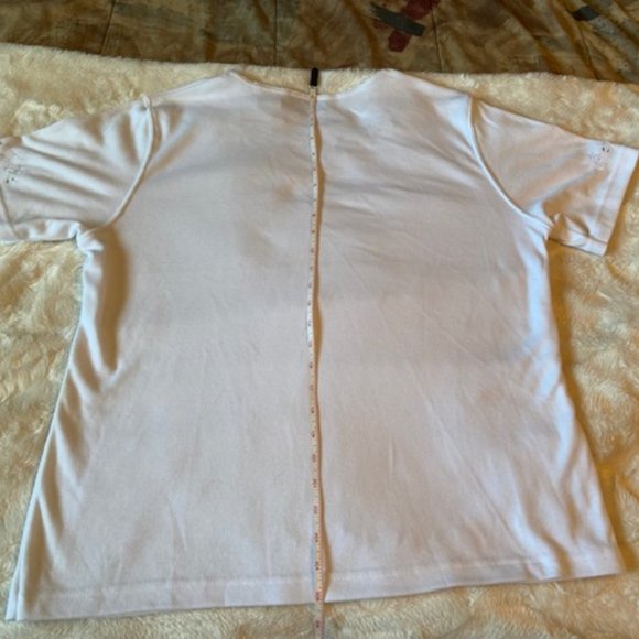 - Tradition Country Collection by Sears Ladies White T-shirt Size XL - Picture 5 of 9
